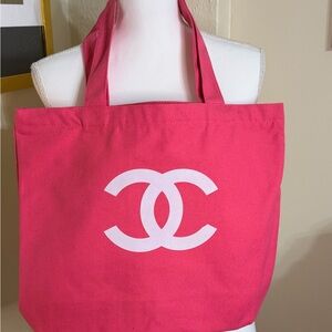 Elegant Pink Designer Tote Bag